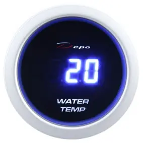 Víkendová Akce Přídavný budík DEPO DBL 52 mm - teplota vody